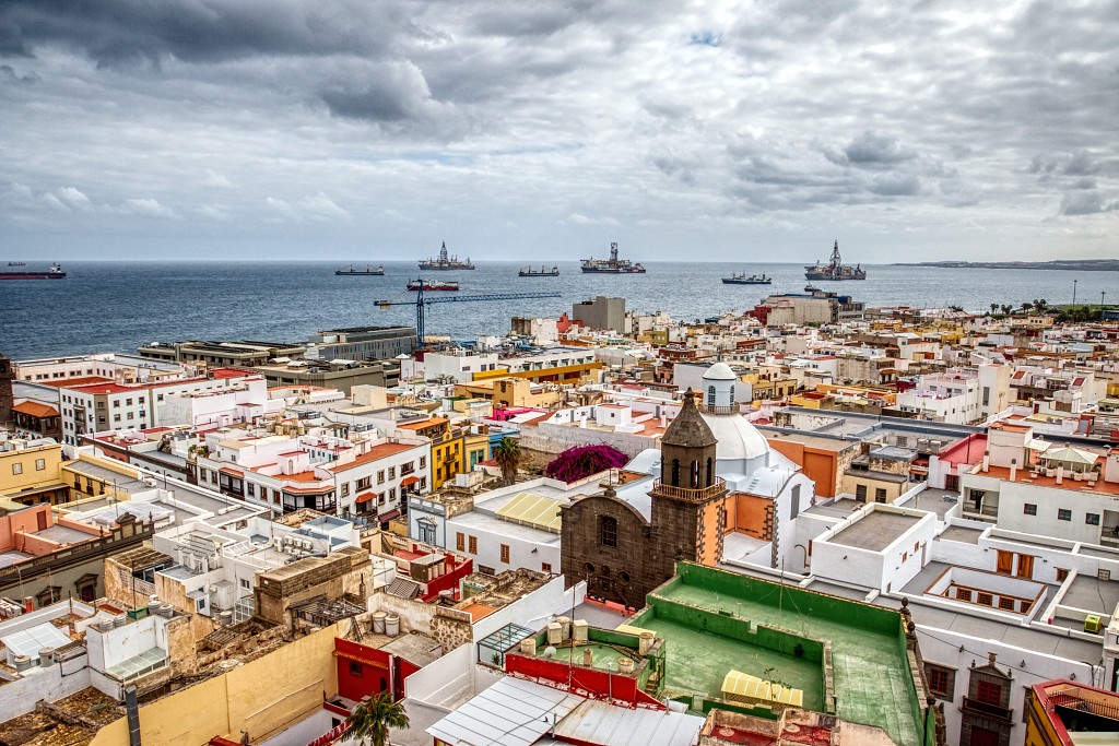 gran canaria spanje hdr eiland canarische Eilanden las palmas maspalomas puerto de mogan strand vakantie